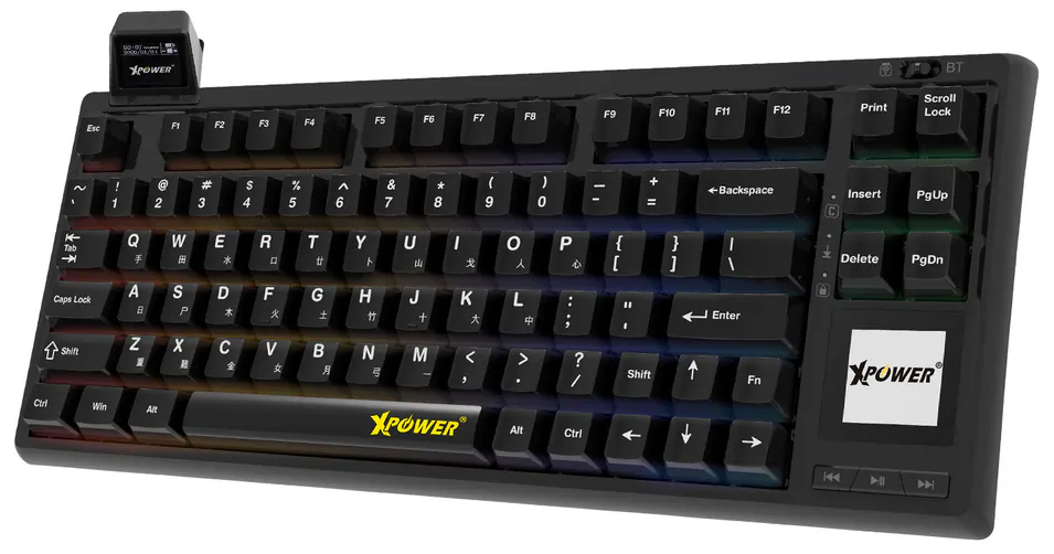 市場信息:XPower兩款可換軸機械鍵盤 手感出色 市場信息:XPower兩款可換軸機械鍵盤 手感出色