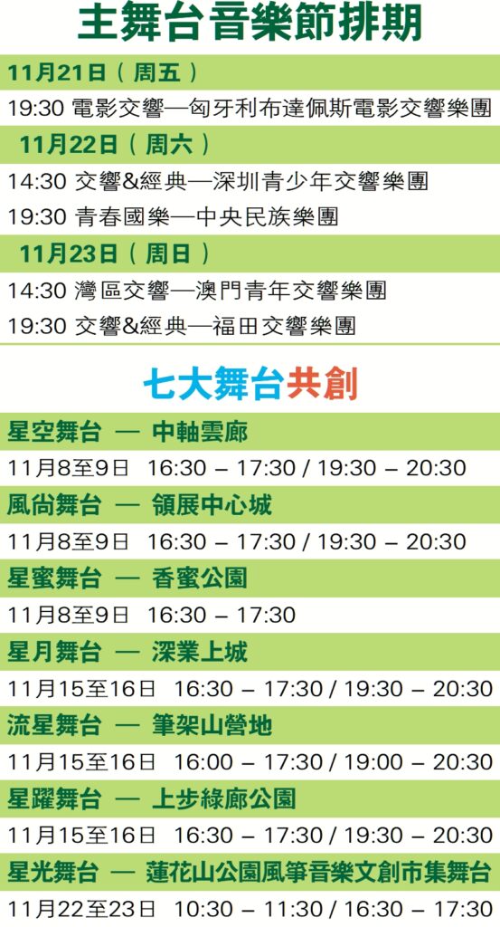 【游走大湾区】莲花山音乐节11月21日奏响坐在草地赏古典 【游走大湾区】莲花山音乐节11月21日奏响坐在草地赏古典