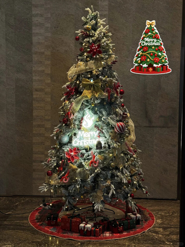 深圳光影双重奏非遗灯海与都市圣诞相辉映